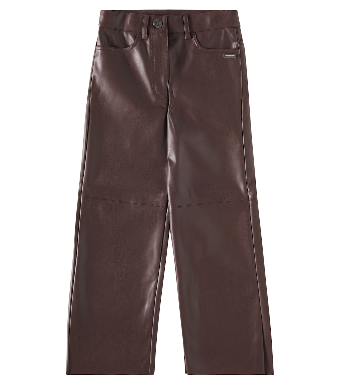 Pantaloni regular in similpelle | Monnalisa