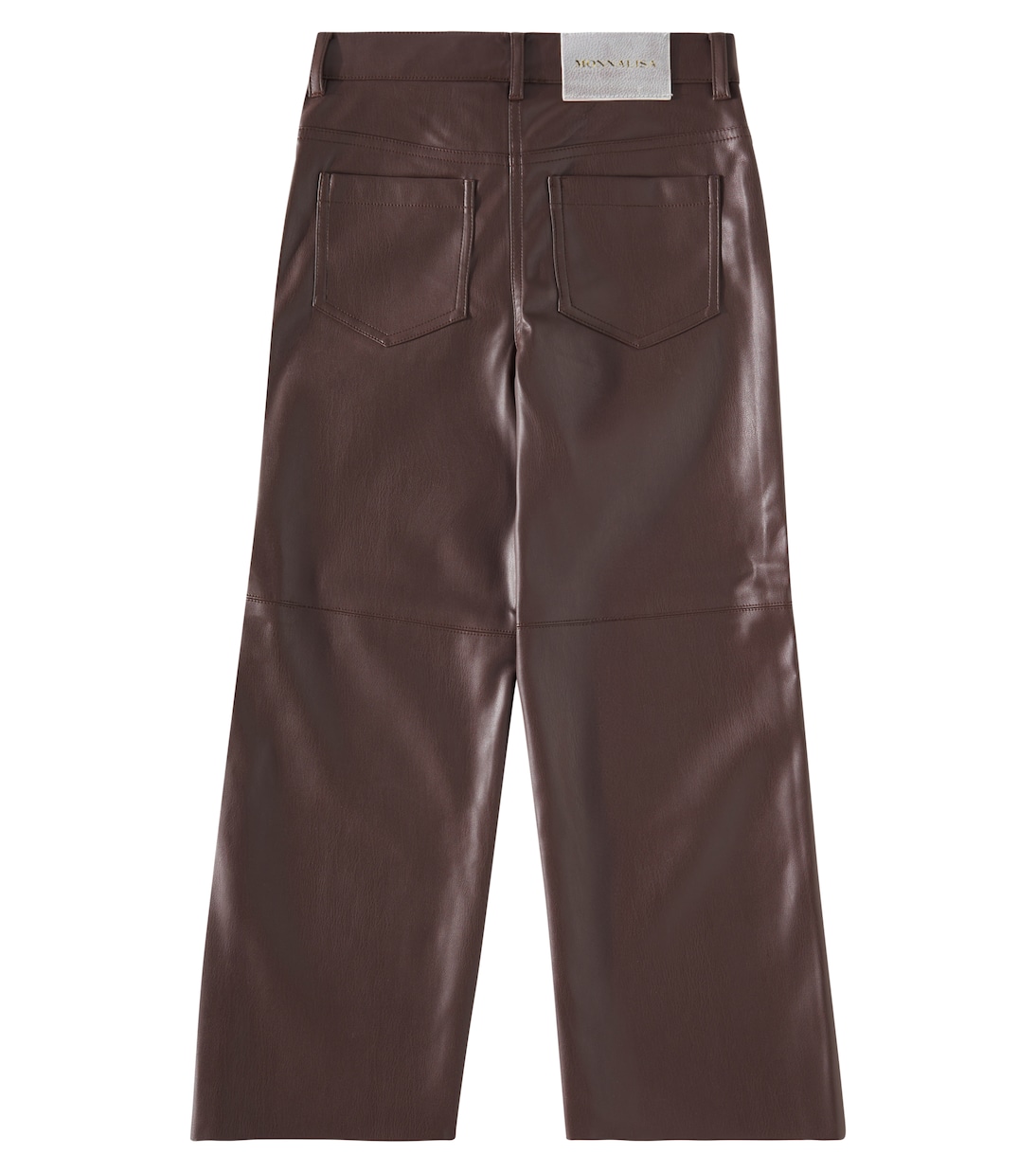 Pantaloni regular in similpelle | Monnalisa