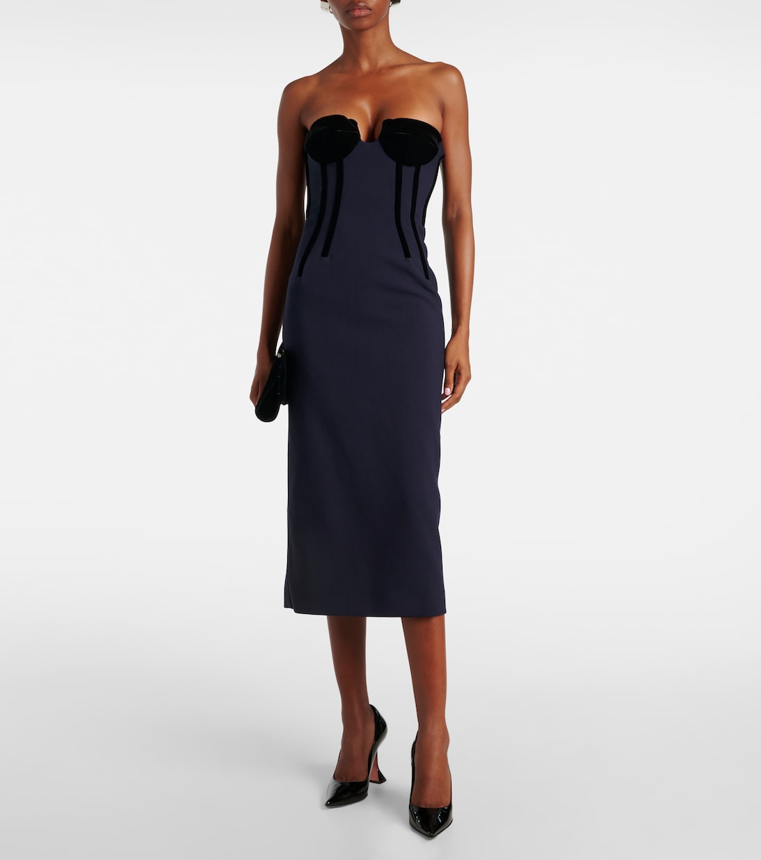 Abito midi Anemone in misto lana | Sportmax