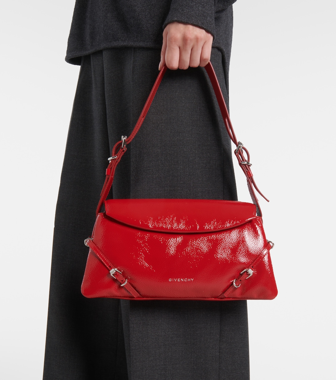 Schultertasche P'tit Voyou Small aus Leder | Givenchy