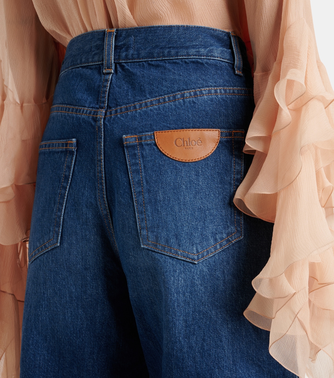 Mid-rise wide-leg jeans | Chloé