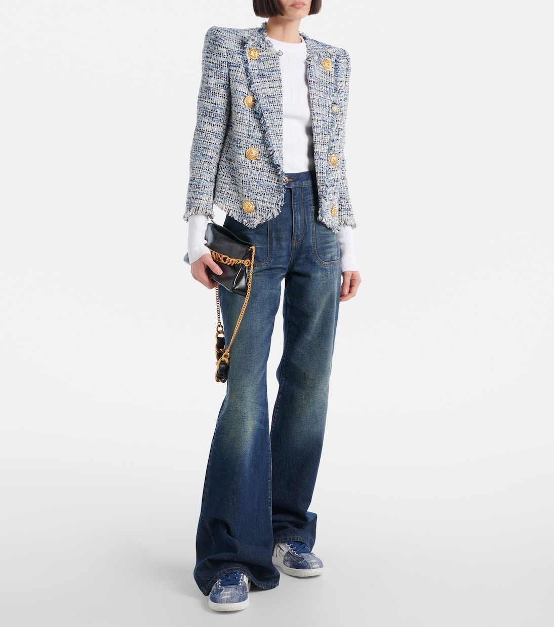Zapatillas Swan en denim | Balmain