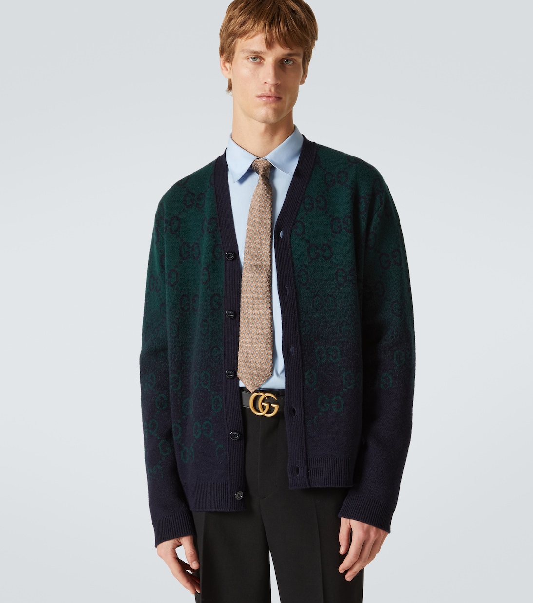 Cravatta in jacquard di seta GG | Gucci