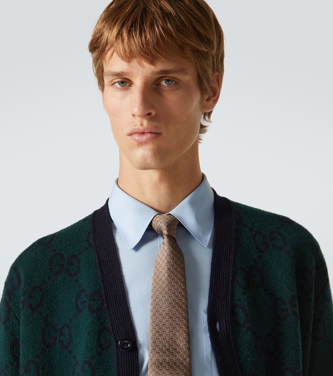 Cravatta in jacquard di seta GG | Gucci