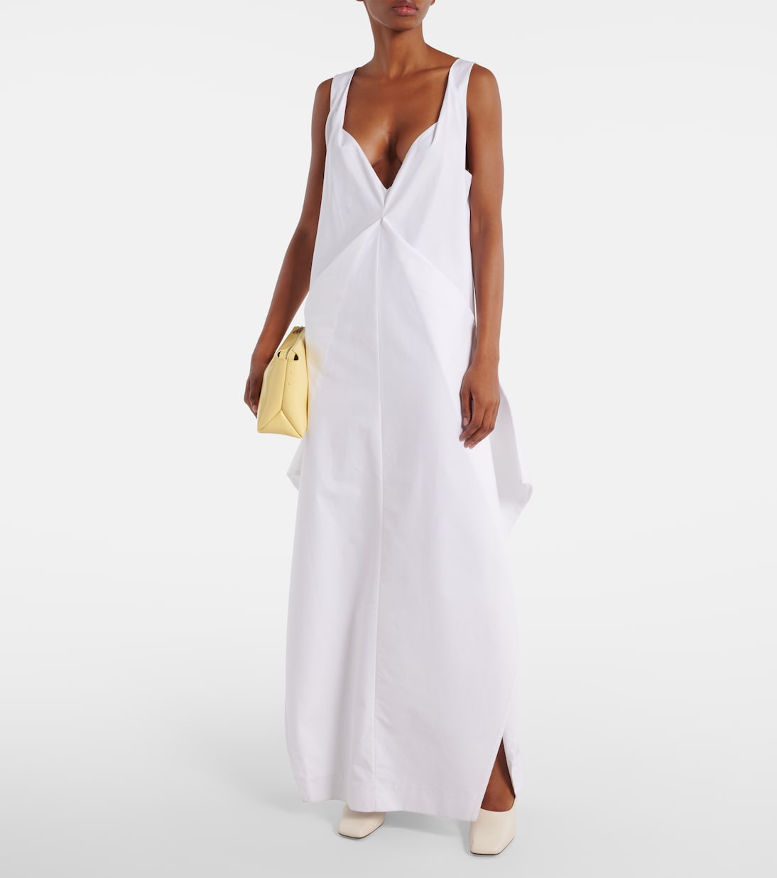 Robe longue Kenith en coton | Khaite