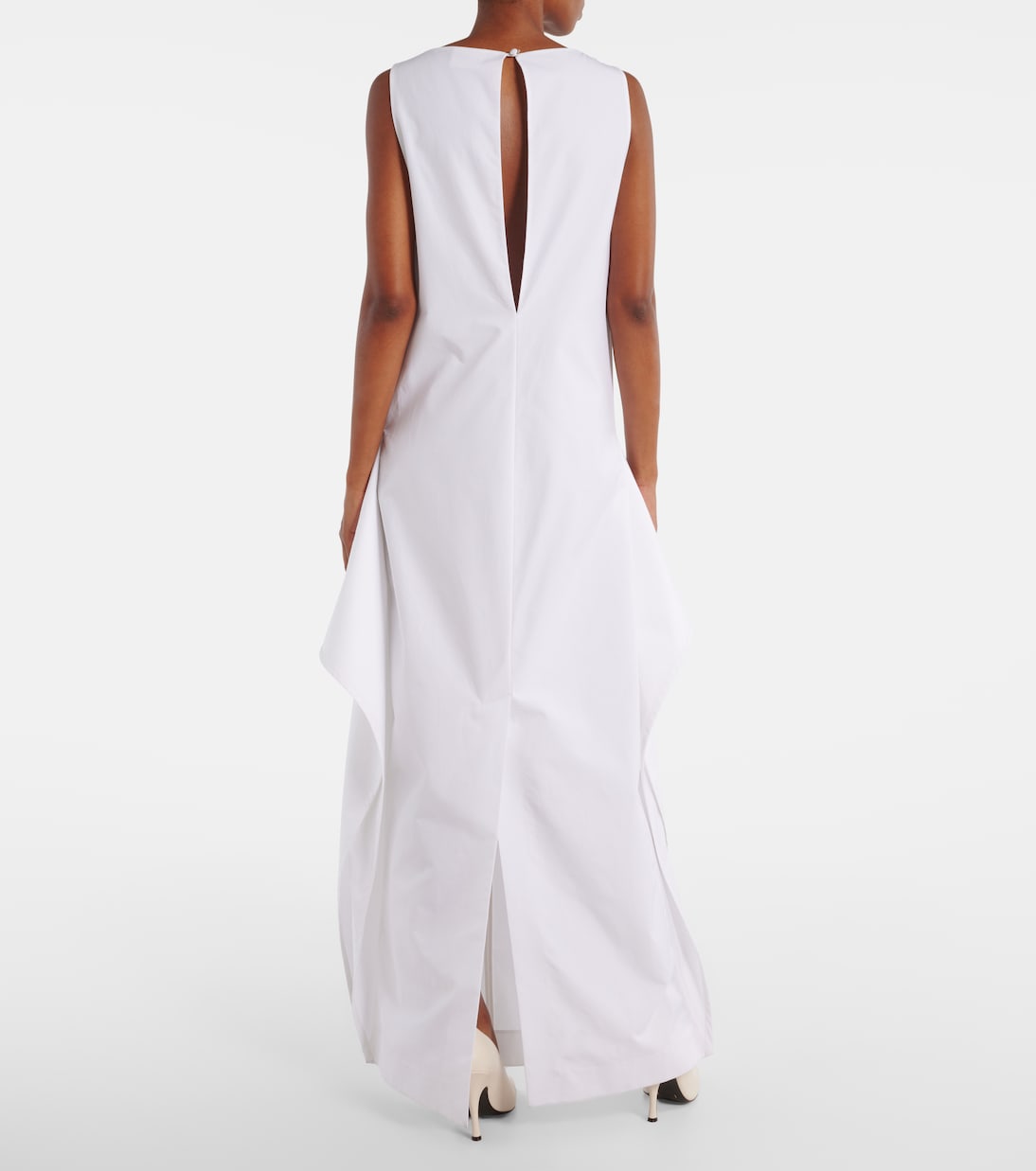 Robe longue Kenith en coton | Khaite