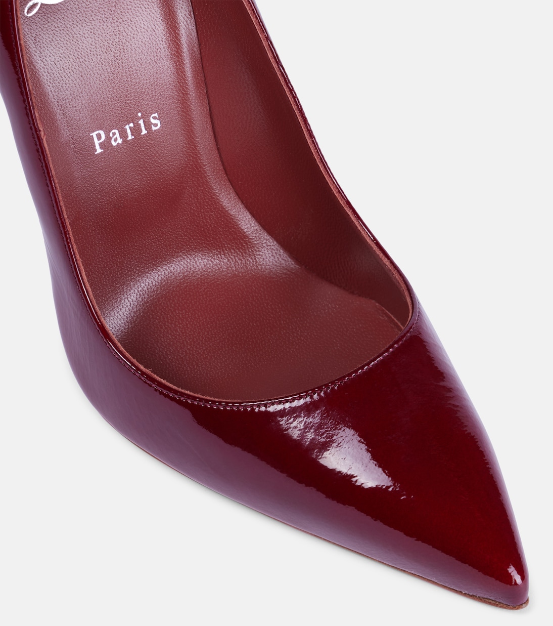 So Kate 120 patent leather pumps in burgundy Christian Louboutin Mytheresa