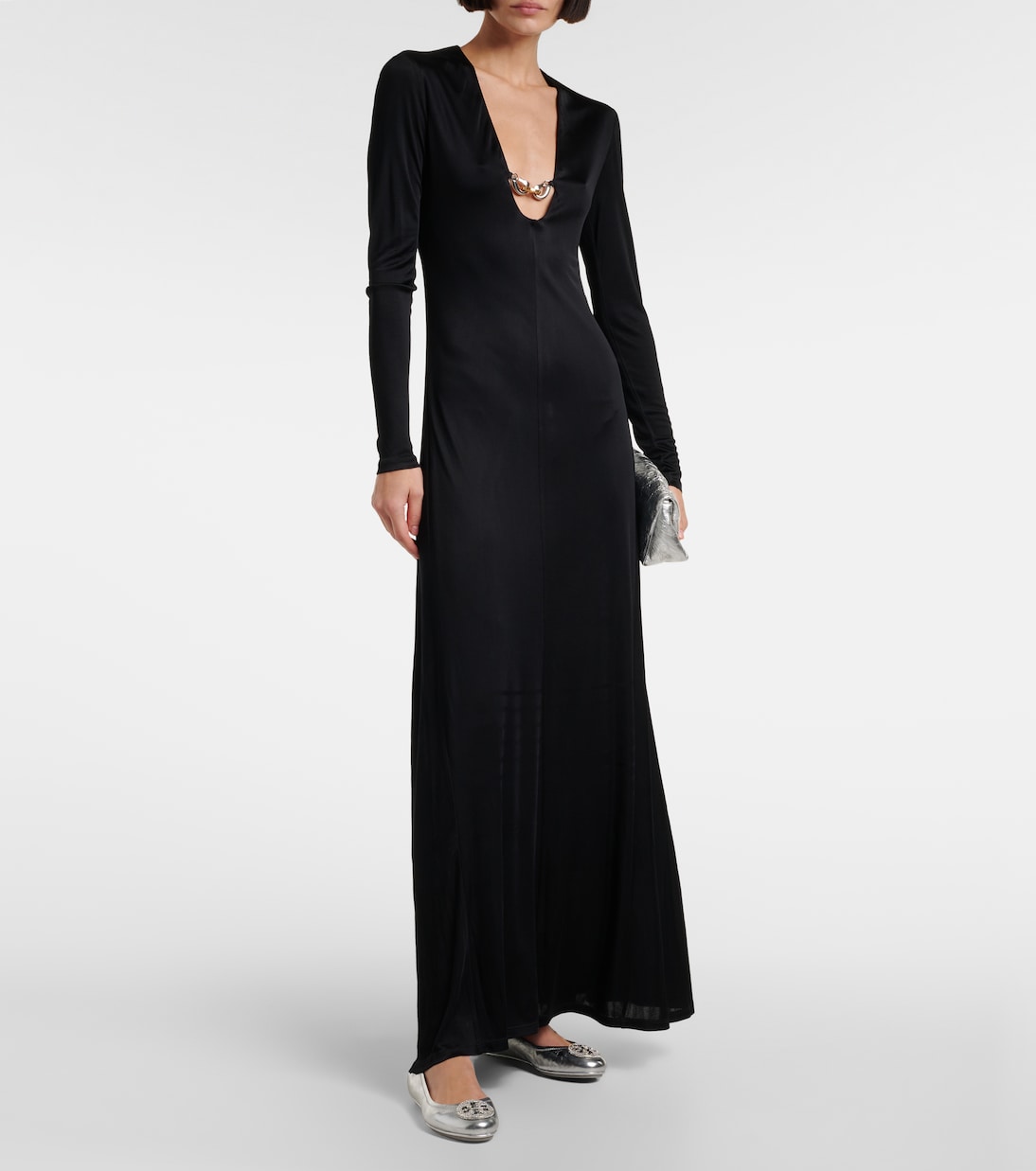 Ballerine Minnie in pelle metallizzata | Tory Burch