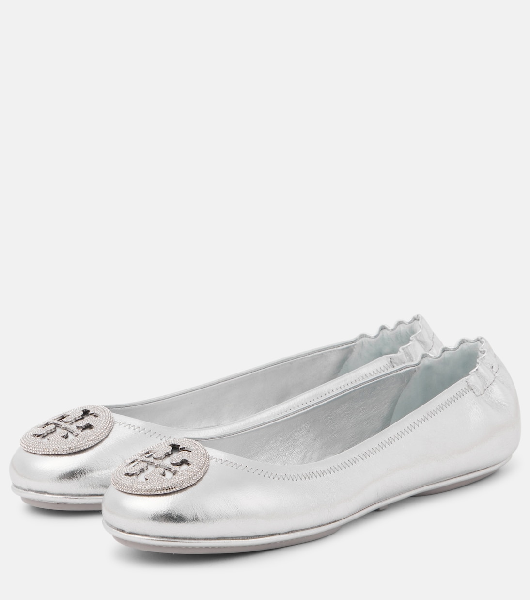 Ballerine Minnie in pelle metallizzata | Tory Burch