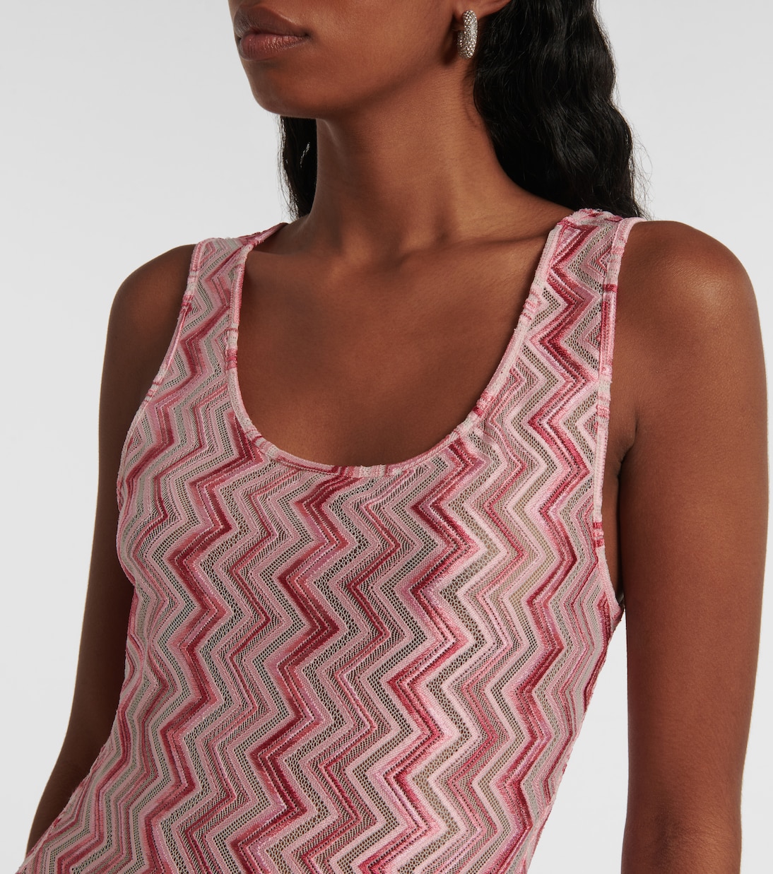 Abito lungo a zig-zag | Missoni
