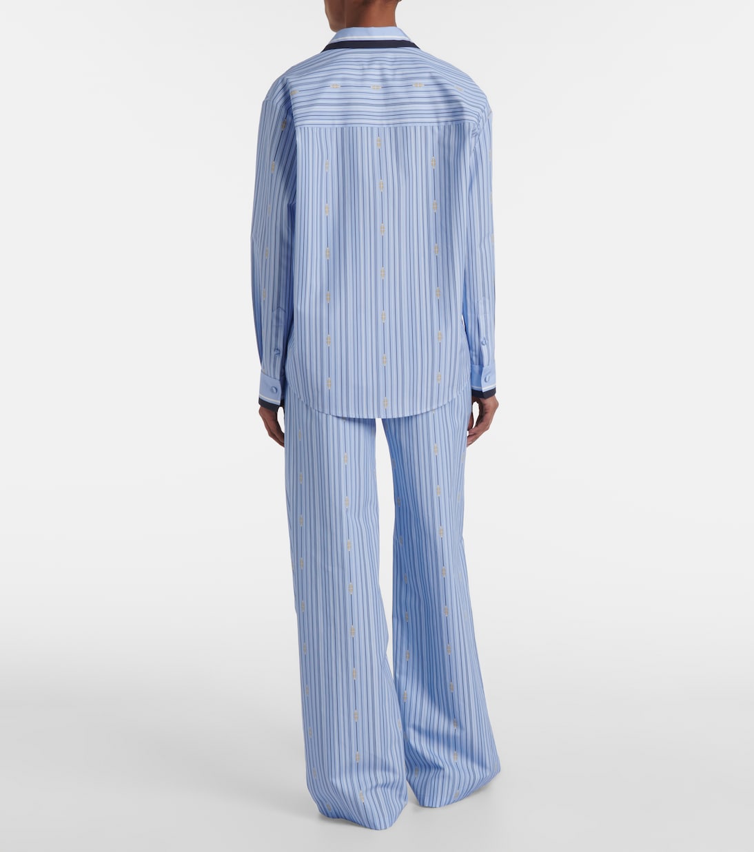 Camisa de algodón a rayas con Horsebit | Gucci