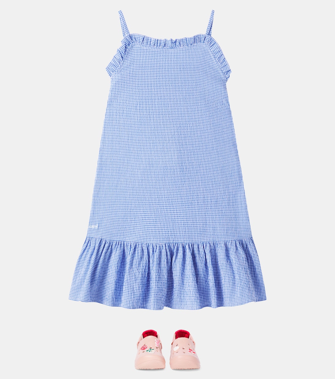 Robe Sophia en coton à carreaux | Liewood