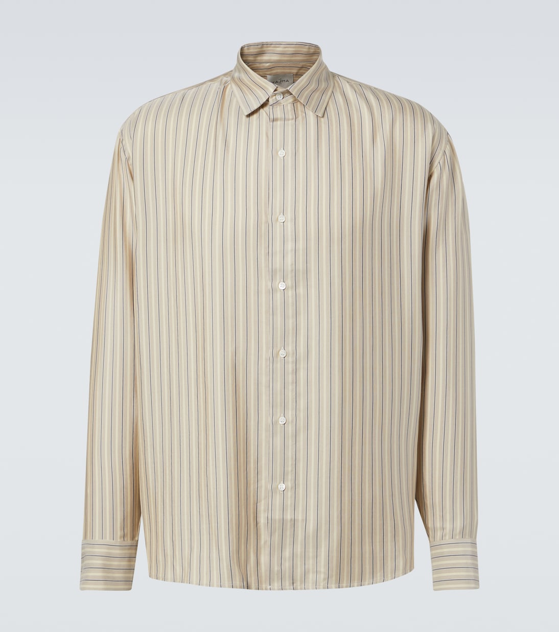 Camicia in seta a righe | Le Kasha