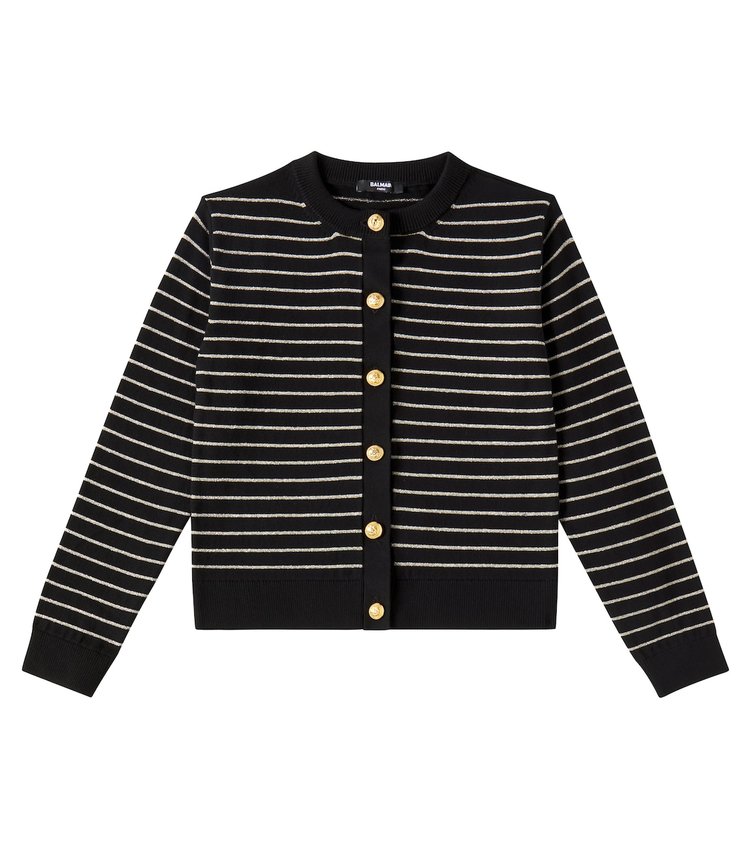 Cardigan in cotone | Balmain Kids