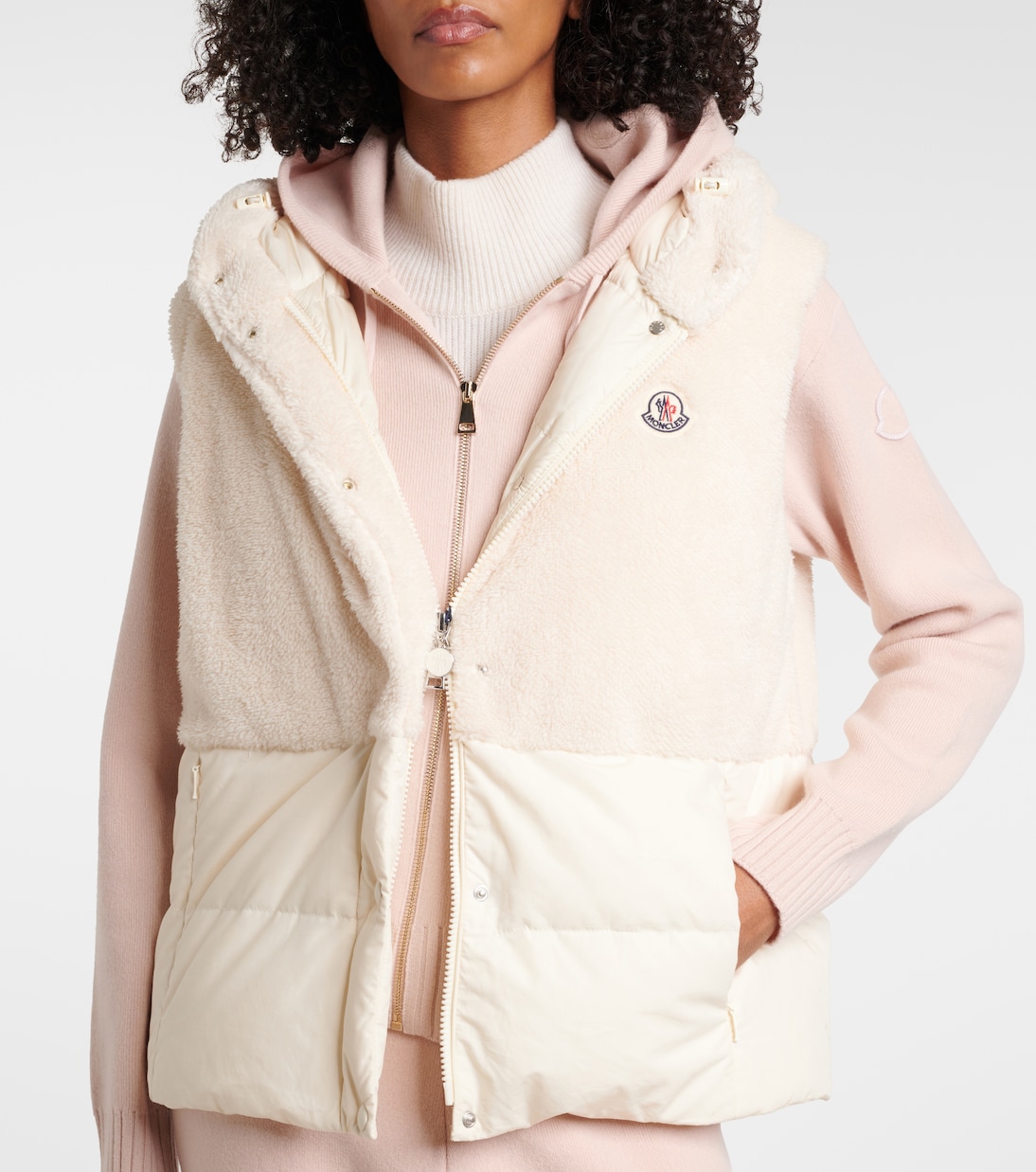 Floy teddy down vest | Moncler
