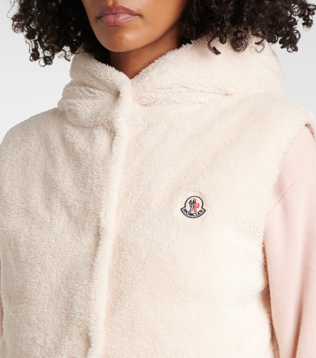 Floy teddy down vest | Moncler