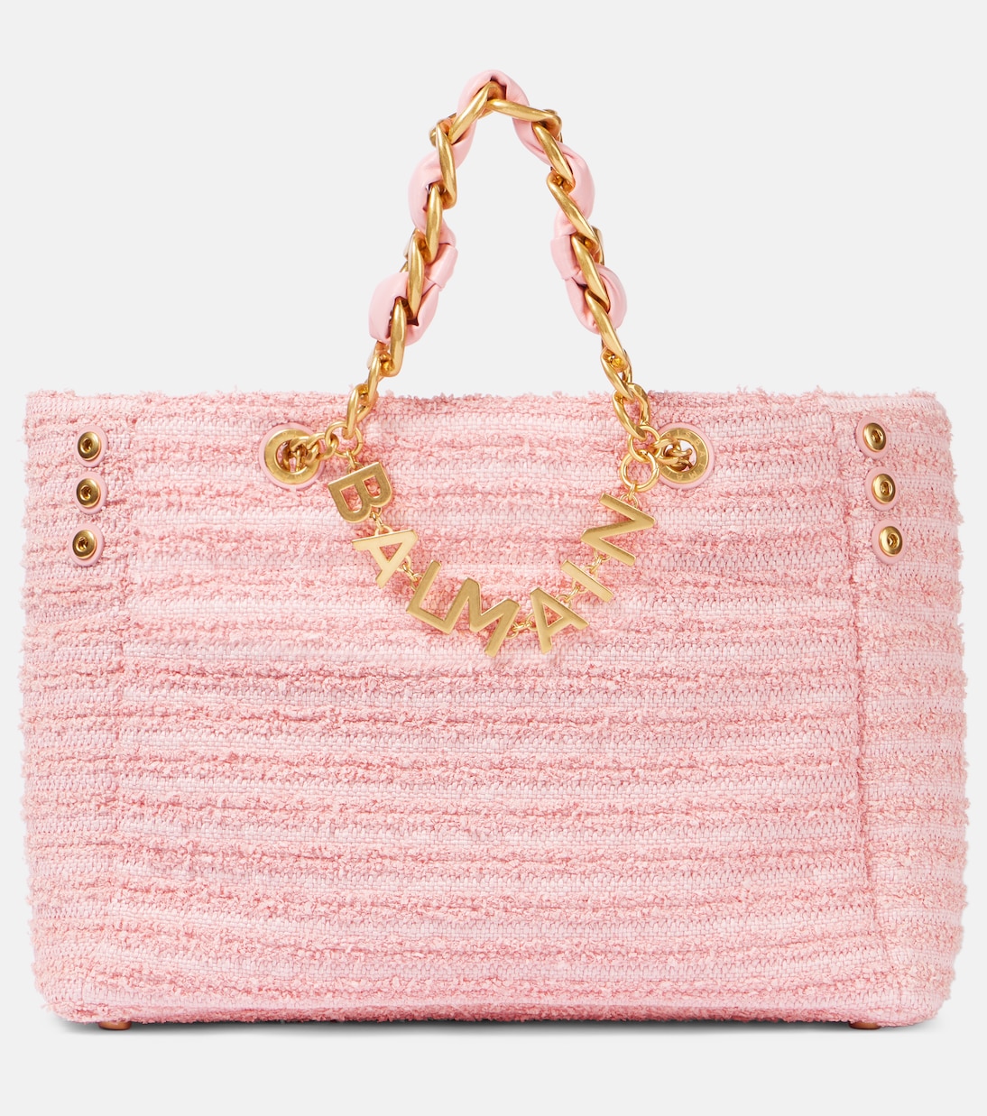 Cabas 1945 en raphia et cuir | Balmain