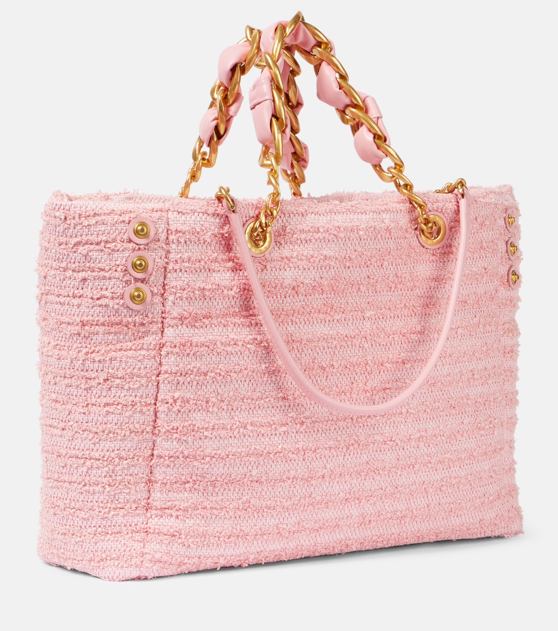 Cabas 1945 en raphia et cuir | Balmain