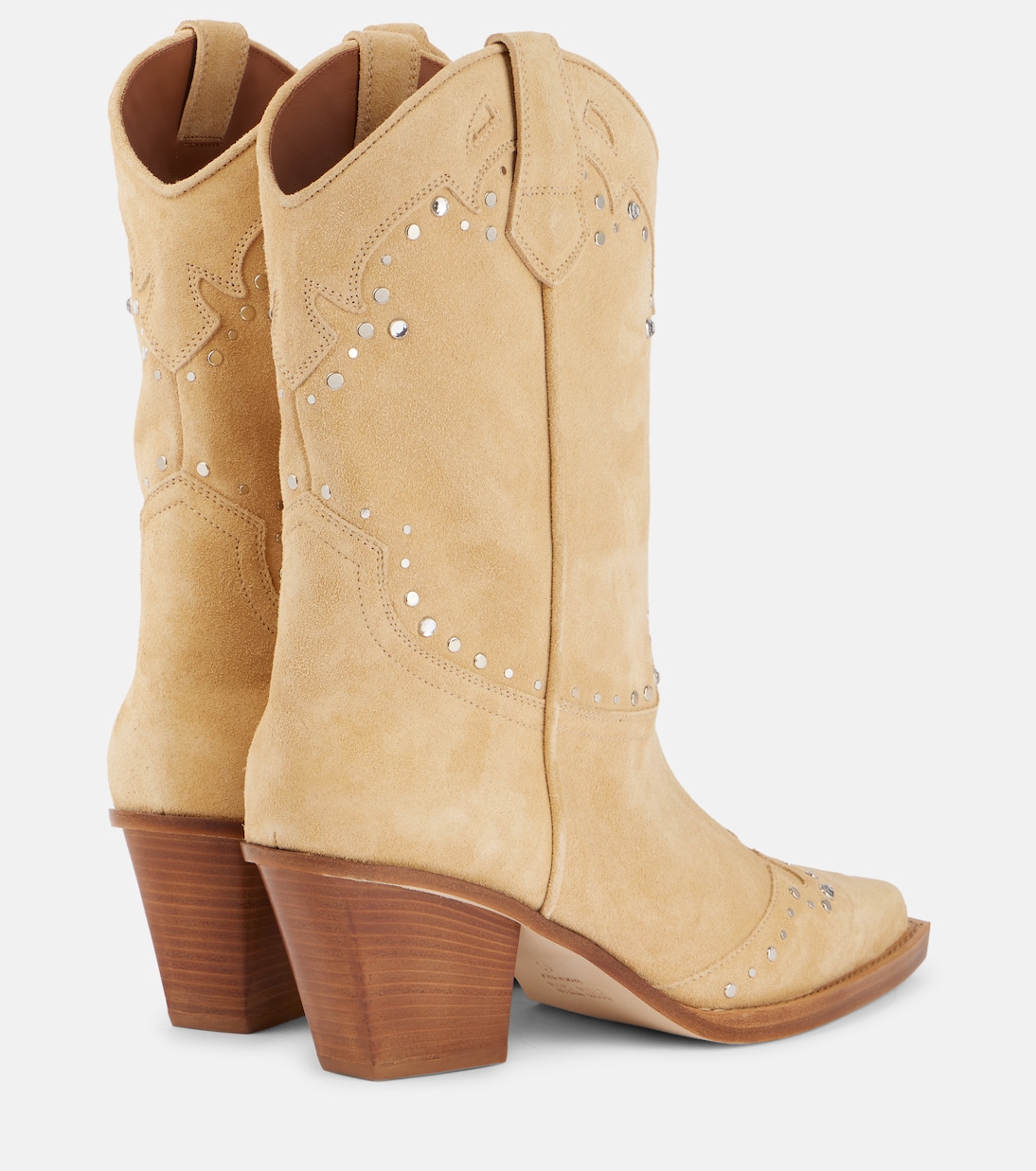 Stivali da cowboy in pelle scamosciata Paris Texas, stile Janice, ideali per giovani