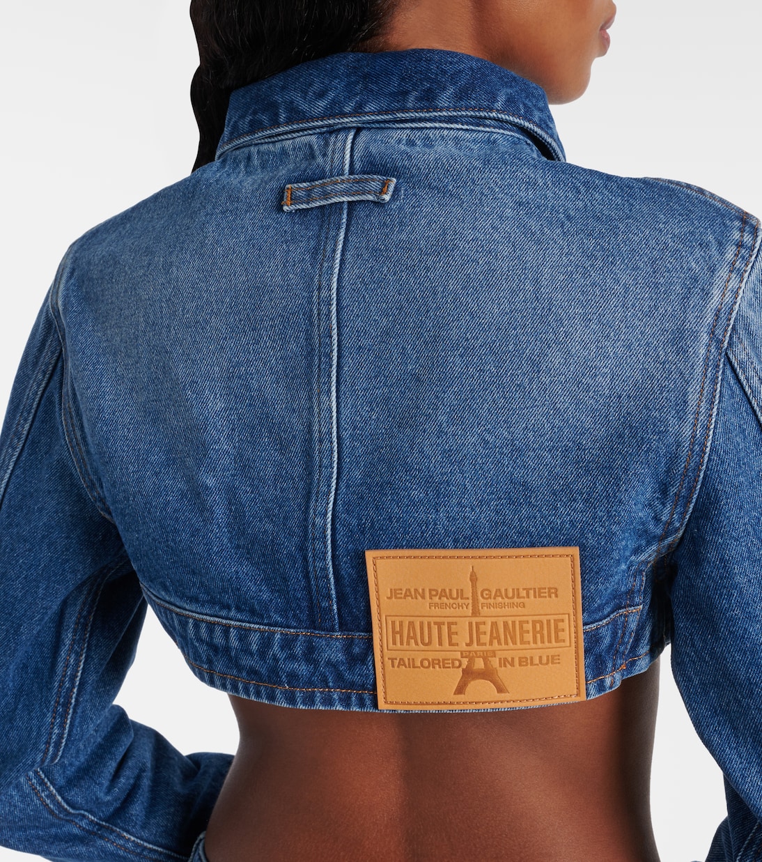 Veste raccourcie en jean | Jean Paul Gaultier
