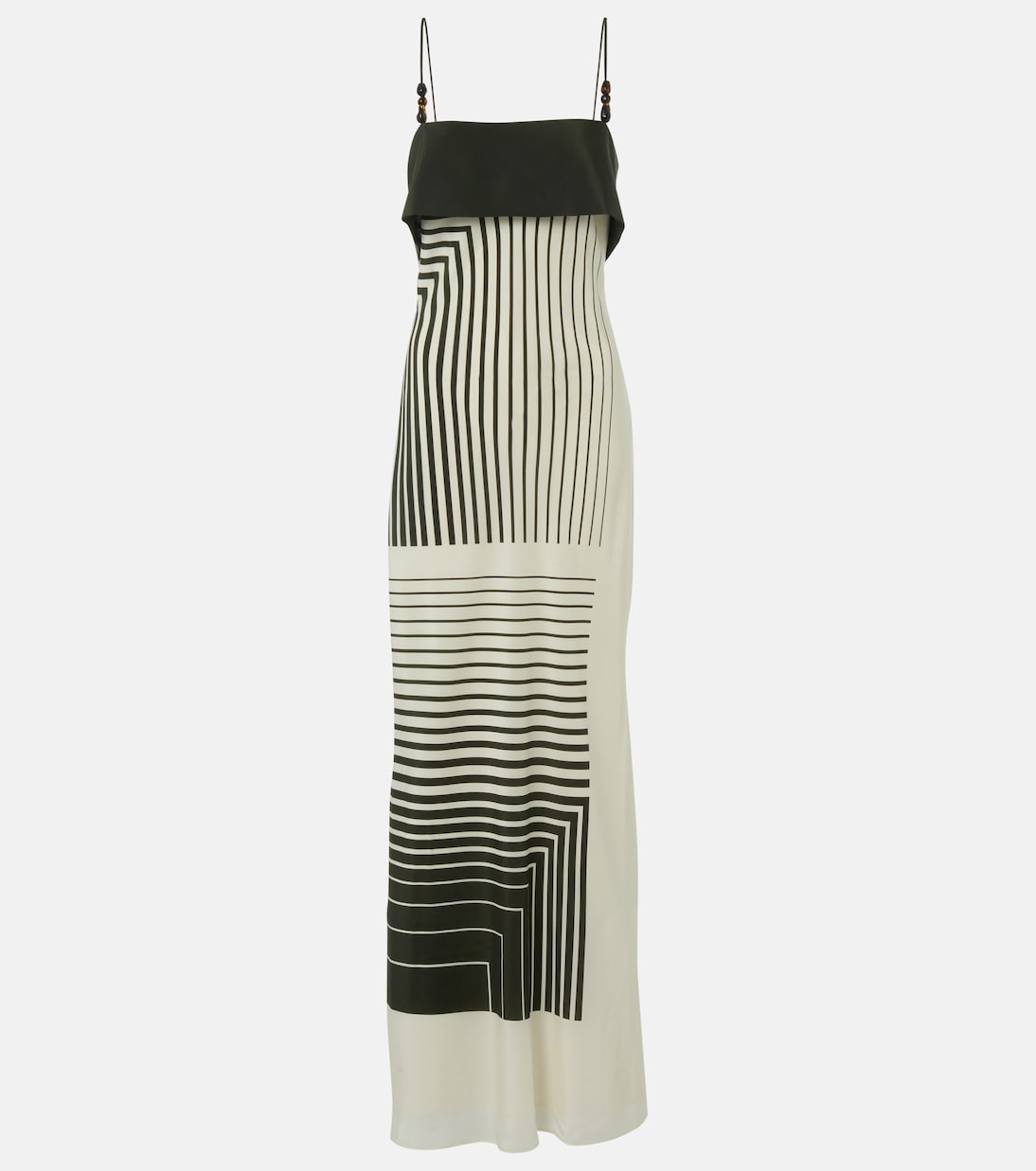 Leilana striped silk maxi dress | SIR