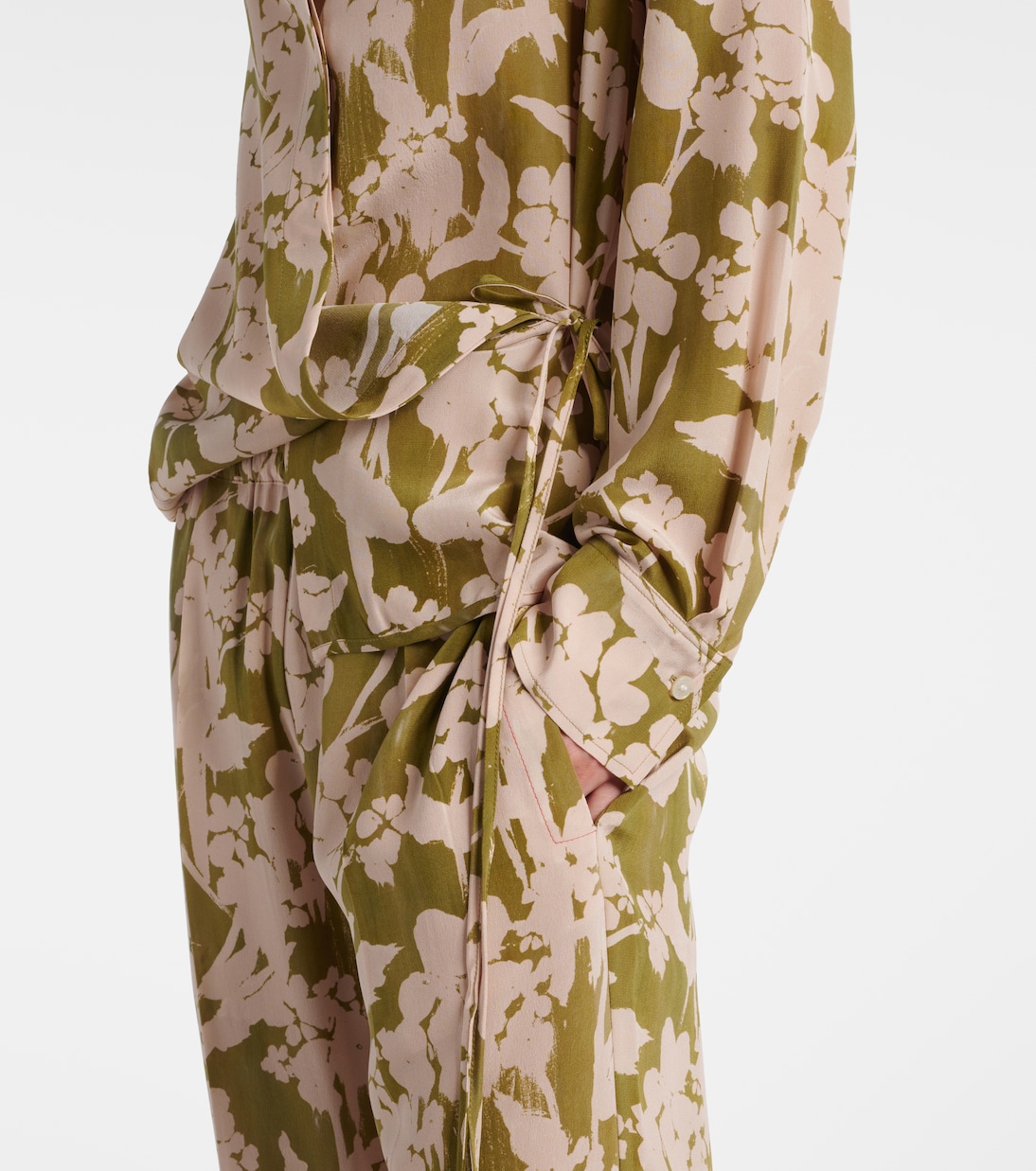 Blouse imprimée en soie  | Victoria Beckham