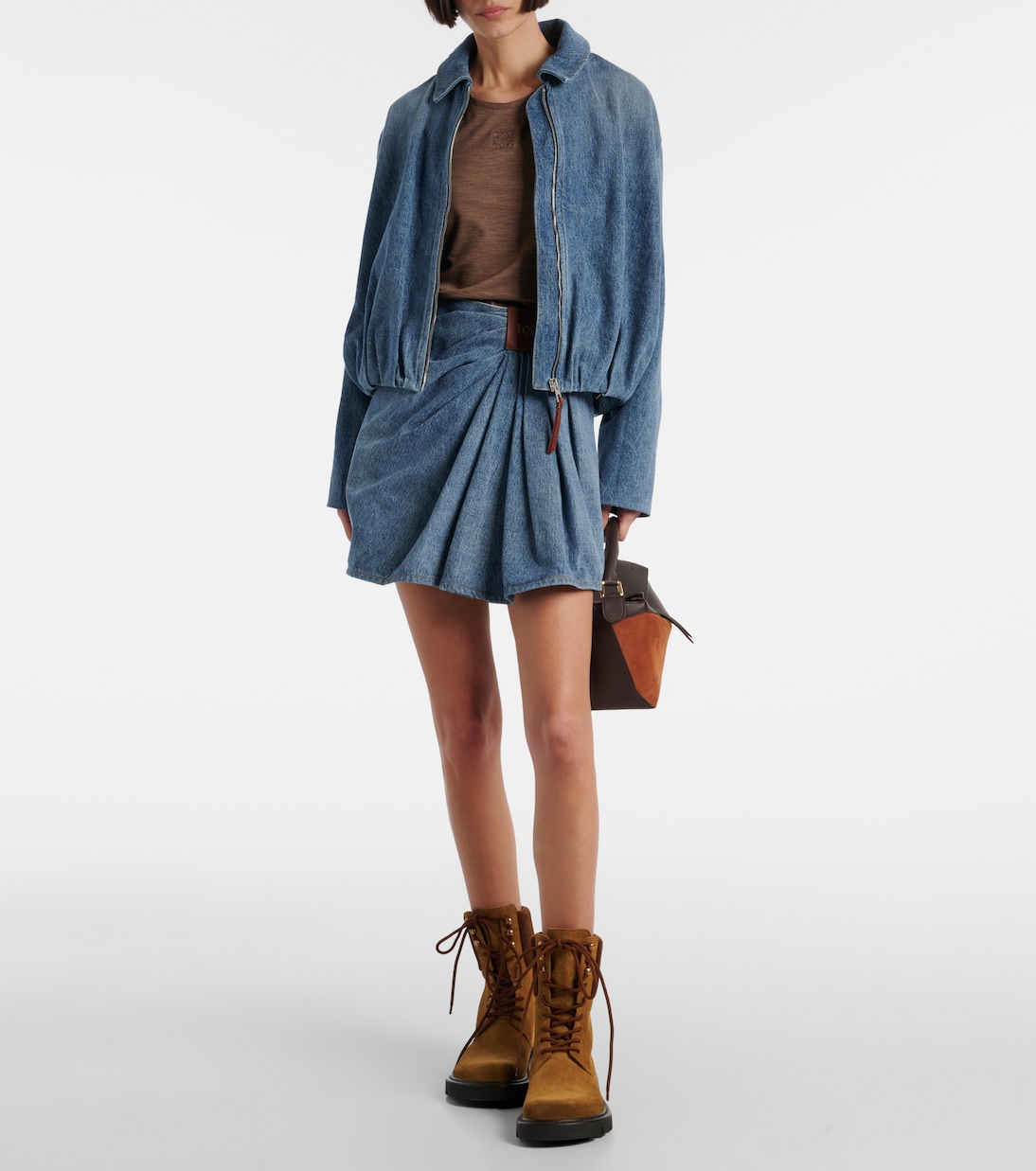 Mini-jupe en jean | Loewe