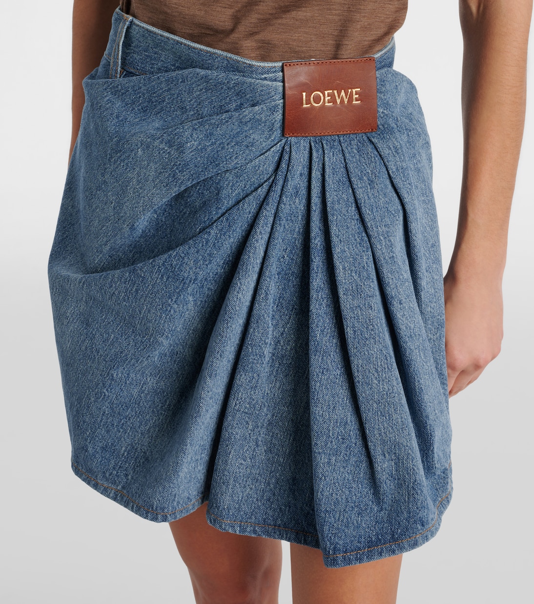 Mini-jupe en jean | Loewe
