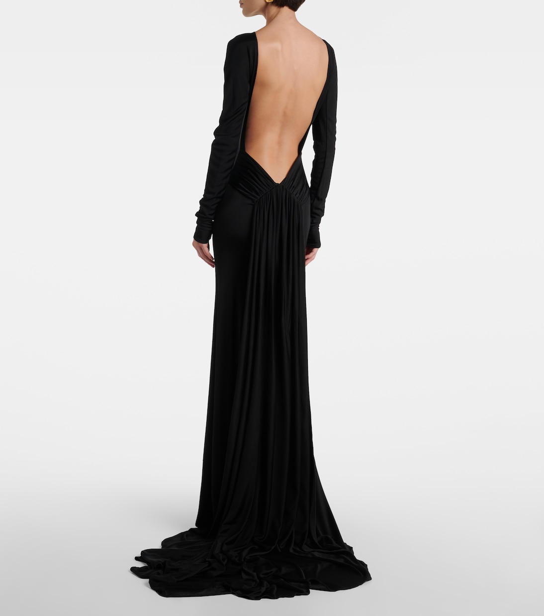 Gathered jersey gown | David Koma