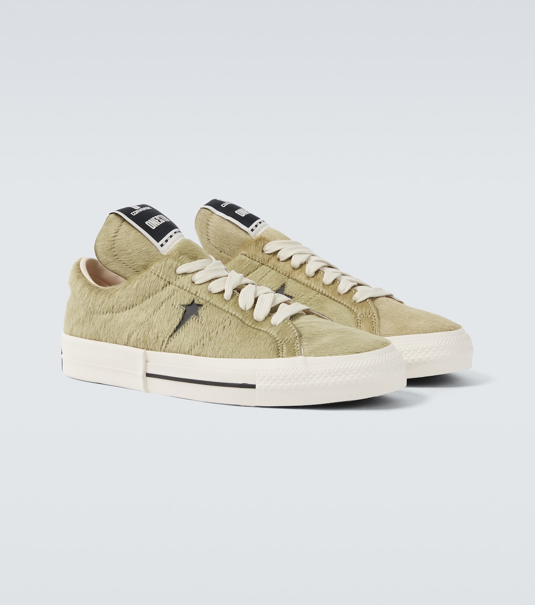 x Converse calf hair sneakers | Rick Owens