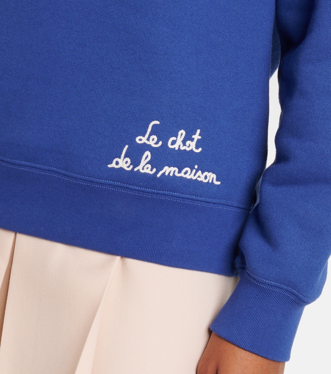 Embroidered cotton jersey sweatshirt | Valentino