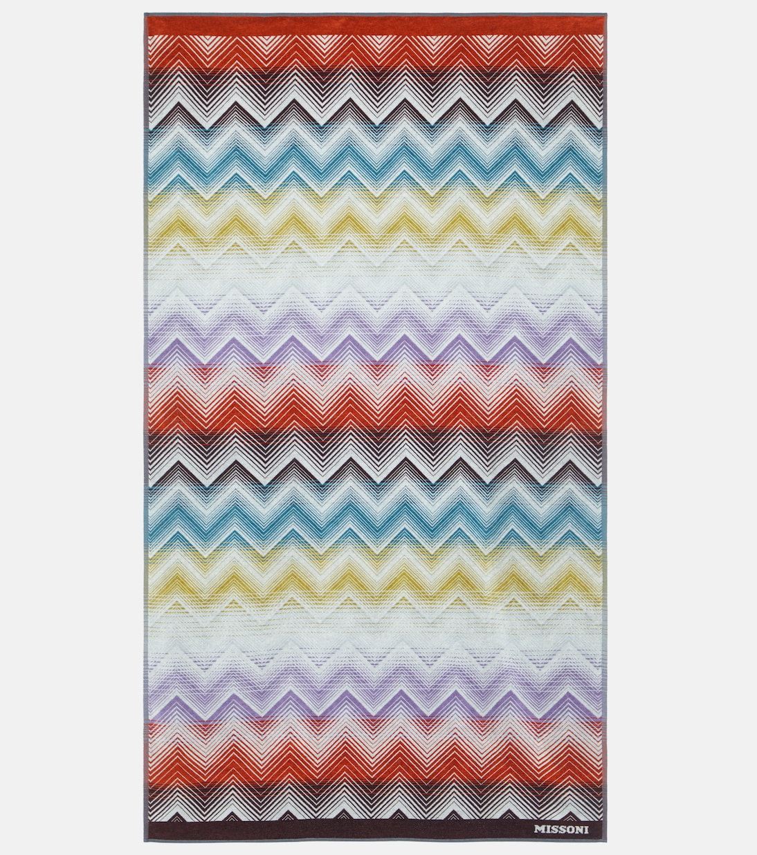 Marea Zig Zag cotton beach towel | Missoni