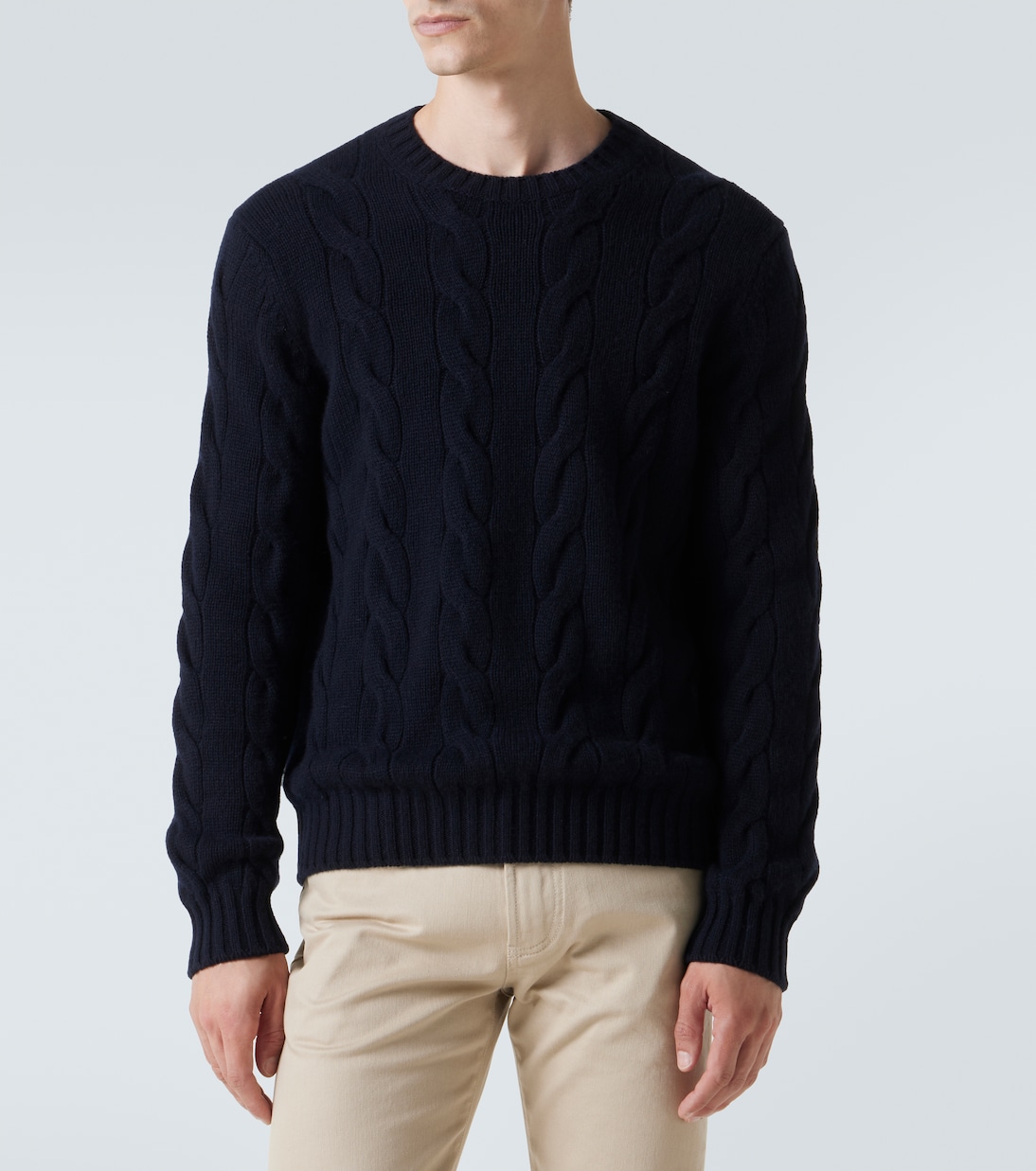 Crewneck cashmere sweater | Loro Piana