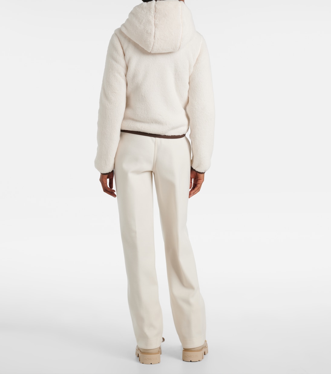 Hooded fleece down jacket  | Moncler Grenoble