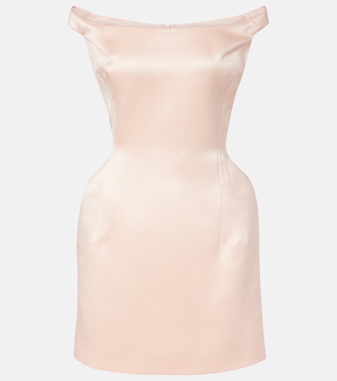 Vestido corto de satén de seda | Magda Butrym