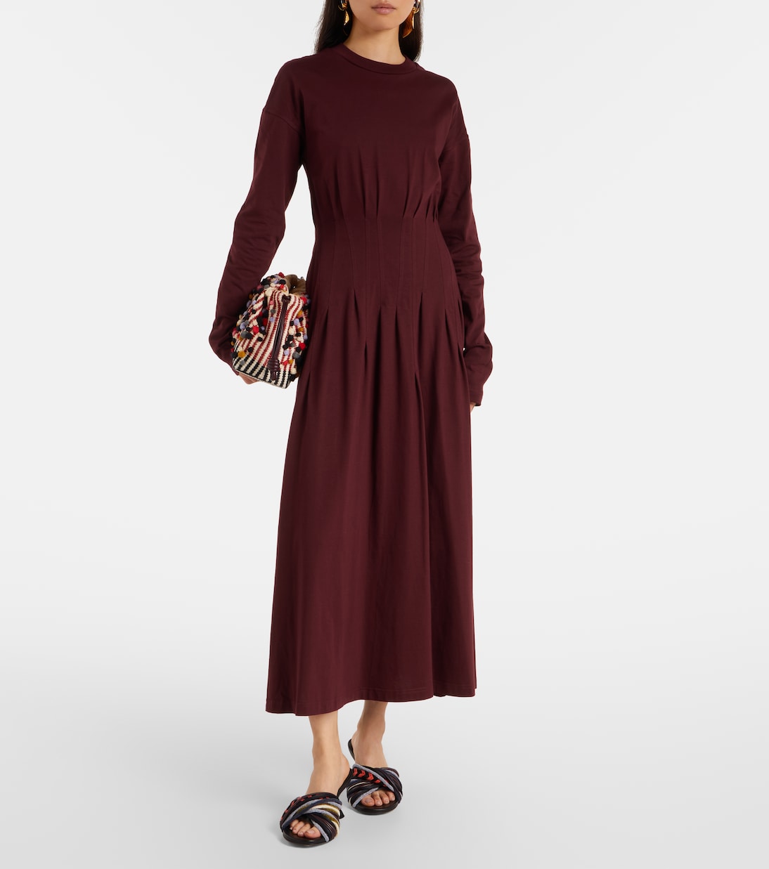 Cotton midi dress | Plan C
