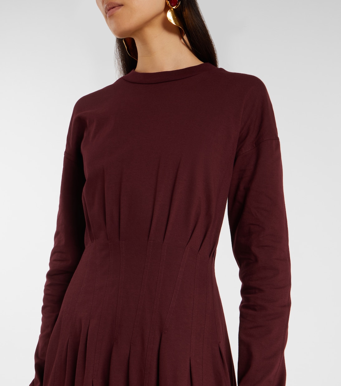 Cotton midi dress | Plan C
