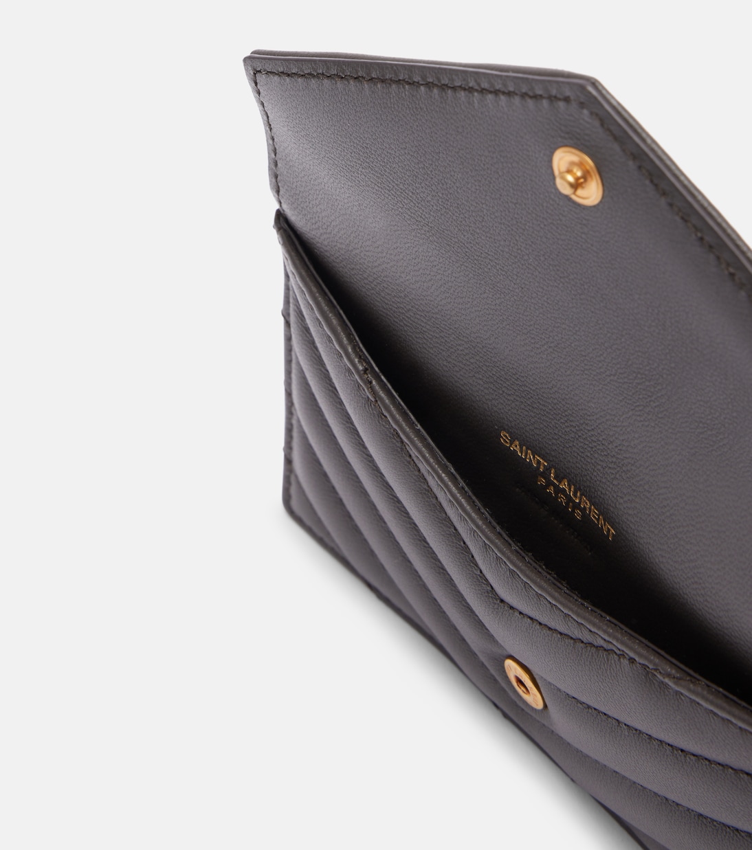 Cassandre matelassé leather card holder | Saint Laurent