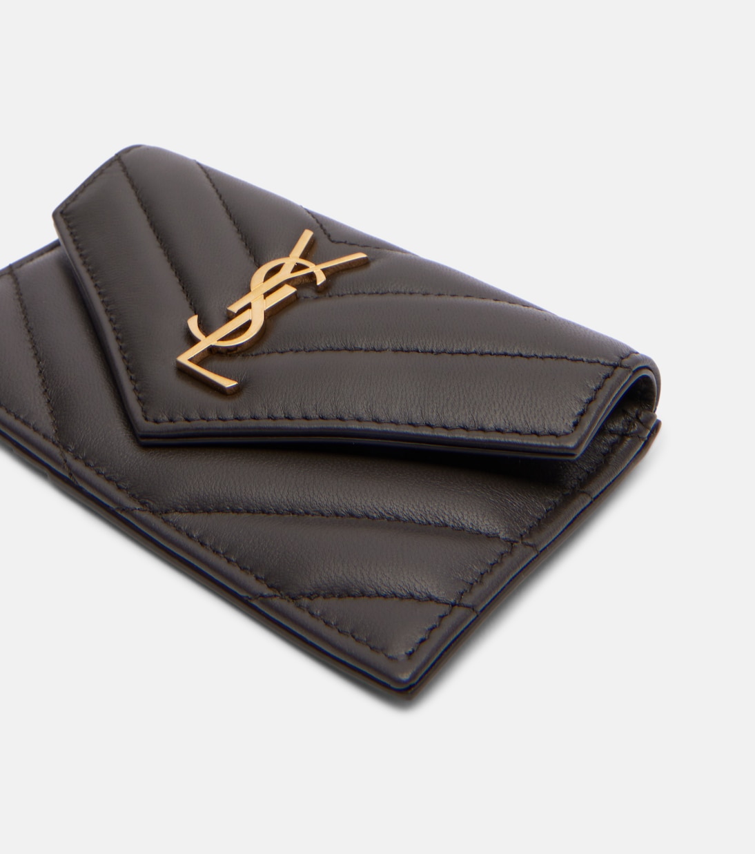 Cassandre matelassé leather card holder | Saint Laurent