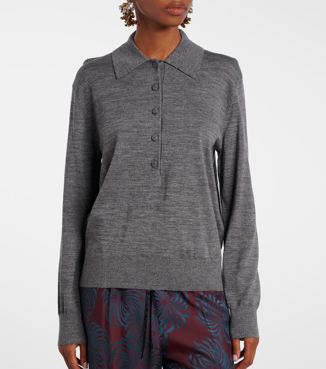 Polopullover aus Wolle | Dries Van Noten