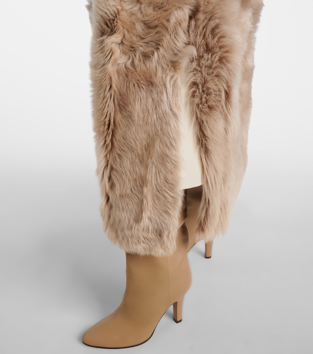 Reversible shearling coat | Yves Salomon