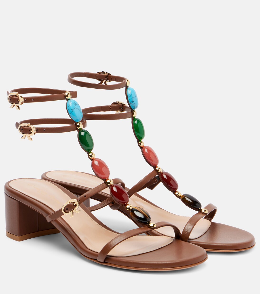 Shanti 45 leather sandals | Gianvito Rossi