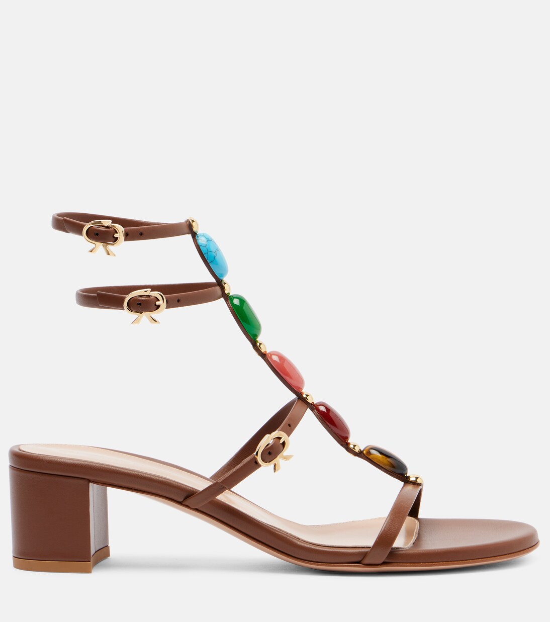 Shanti 45 leather sandals | Gianvito Rossi