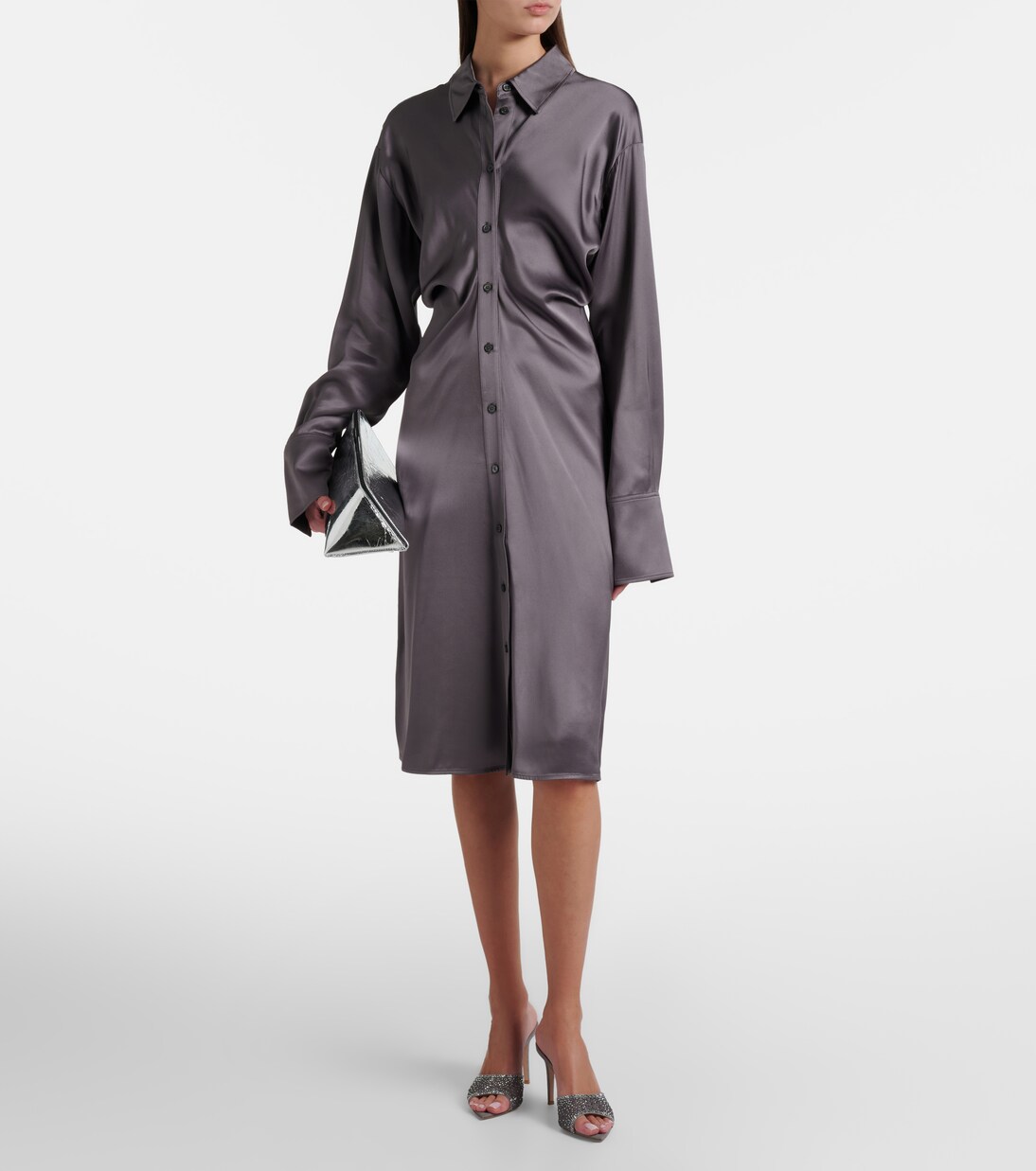 Rania 85 crystal-embellished mules | Gianvito Rossi