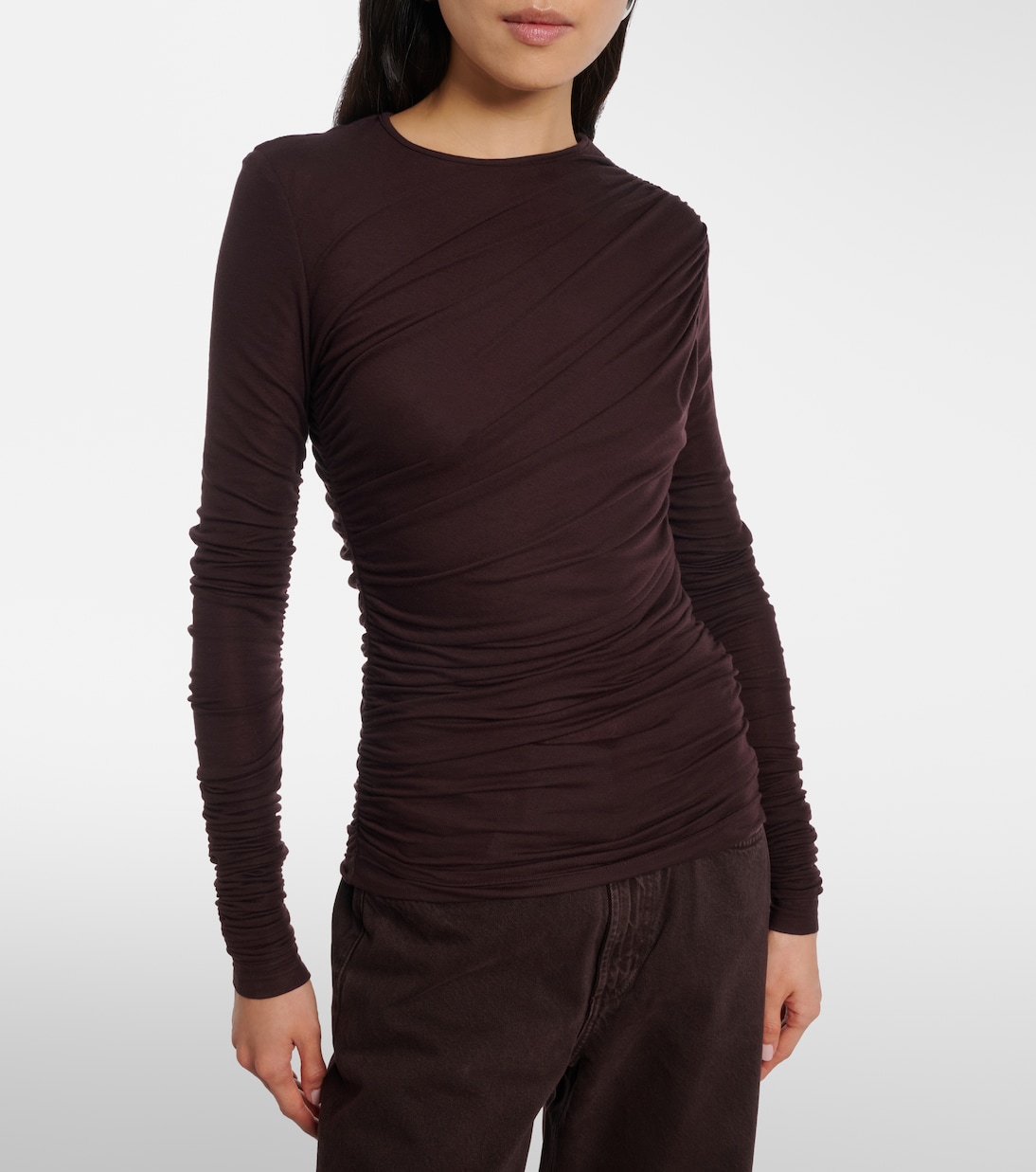 Tania Twist ruched top | Agolde