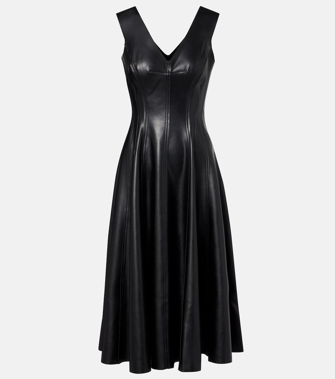 Paneled midi dress | Norma Kamali
