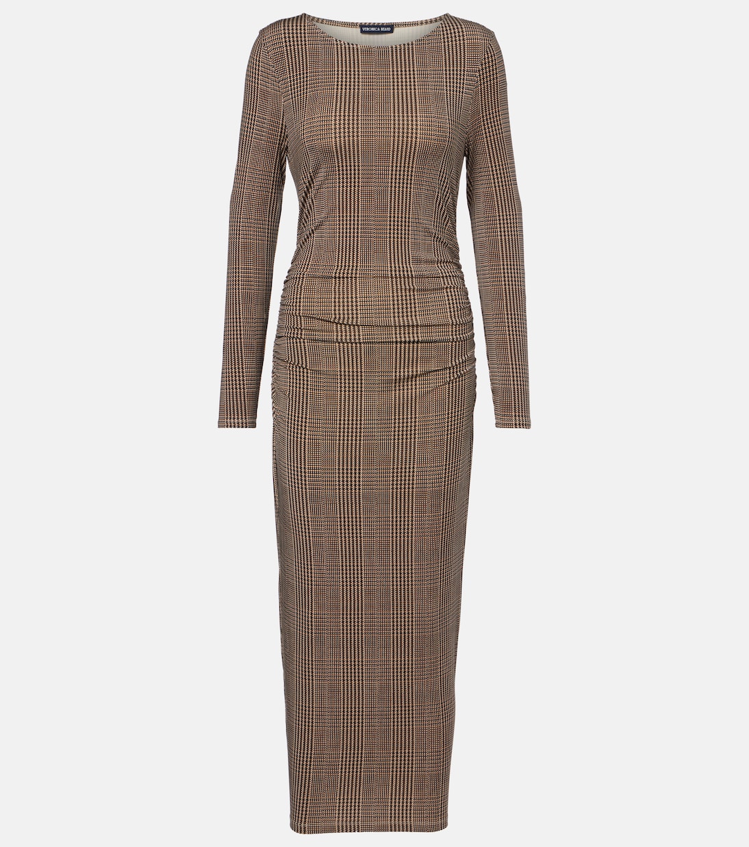 Charissa houndstooth jersey maxi dress | Veronica Beard
