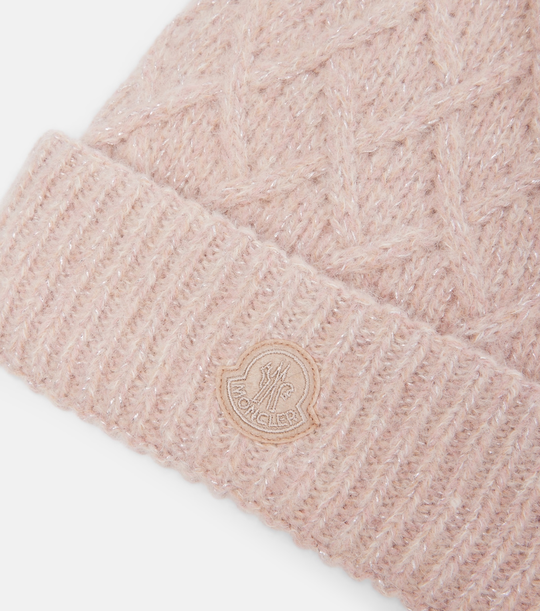 Embroidered alpaca-blend beanie | Moncler