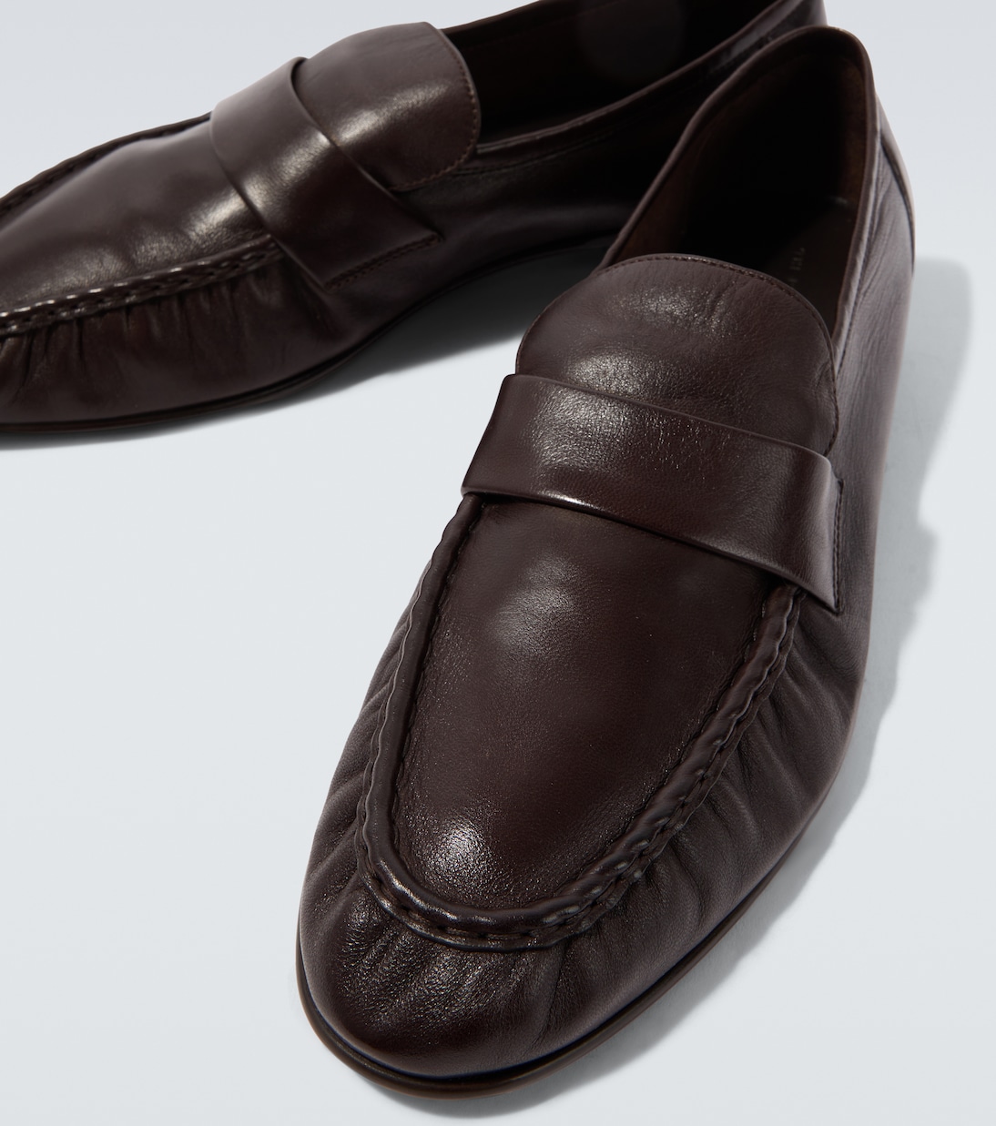 Soft leather loafers | The Row