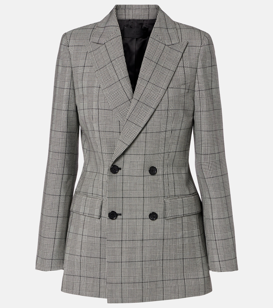 Weston plaid virgin wool blazer  | Nili Lotan